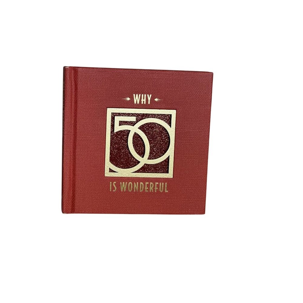 Hallmark Why 50 Is Wonderful Hardcover Gift Book Birthday 50th Party Keepsake